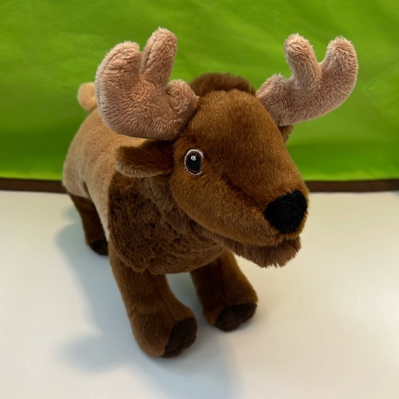 Aurora Eco-Nation 10” Stuffed Moose - Picture 1 of 8